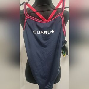 TYR Navy Diamondfit Swimsuit